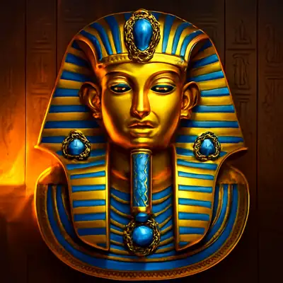 Gouden sarcofaagmasker en scarabeeën in Fortune Mummy van Belatra.